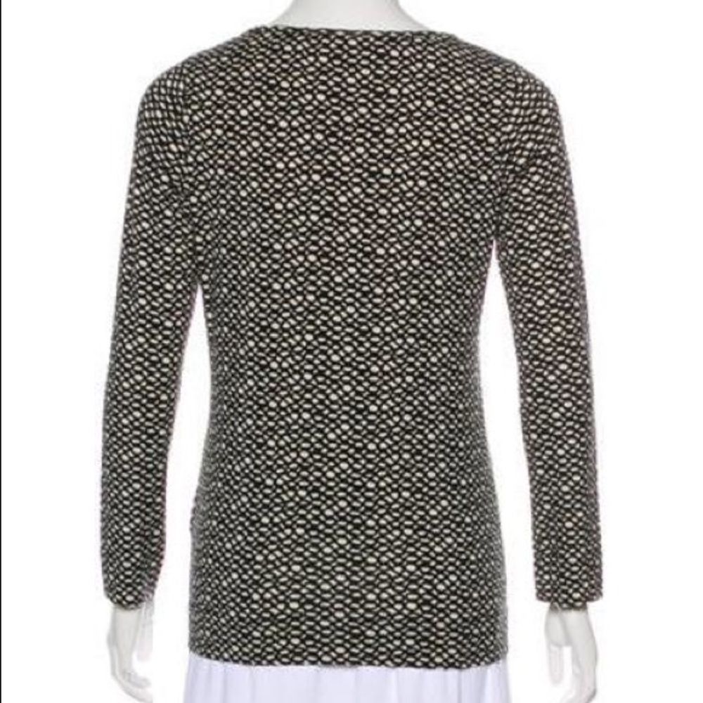 Piazza Sempione Black & White Print Blouse 10 NWT - Picture 2 of 8